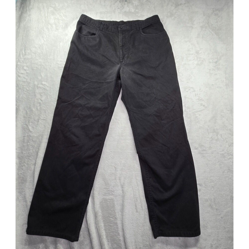 DKNY Pants Men's 38 x 30 Black 100% Cotton Jeans Straight Leg Pockets